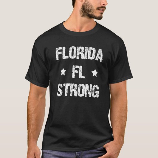 Florida Starke Unterstützung Gebet Community Stärk T-Shirt (Vorderseite)