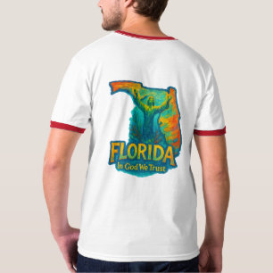 Florida State Artistic T-Shirt – Öl-Pinselstrich-