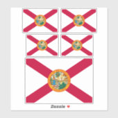 Florida State Flag Design Aufkleber (Blatt)