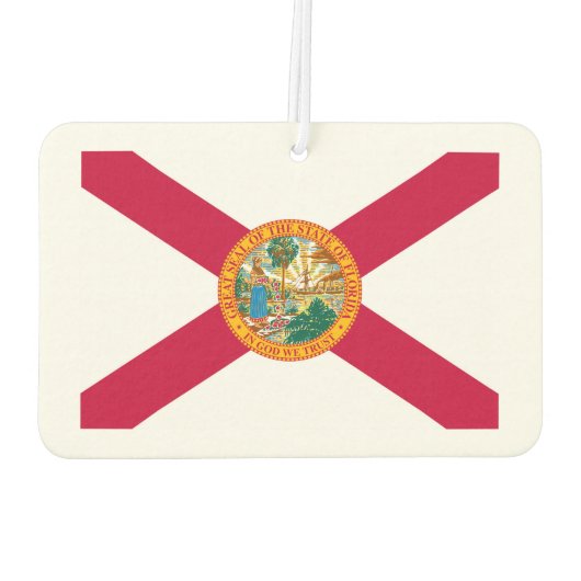Florida State Flag Design Autolufterfrischer (Rückseite)