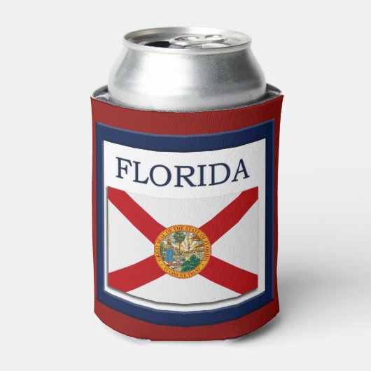 Florida State Flag Design Dosenkühler (Kanne Vorderseite)