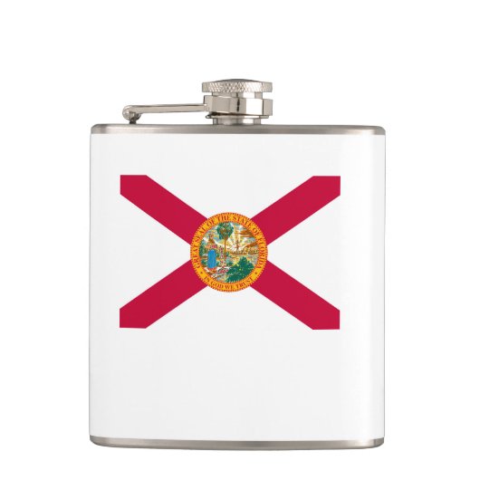 Florida State Flag Design Flachmann (Vorderseite)