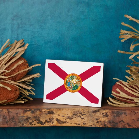 Florida State Flag Design Fotoplatte (Seite)