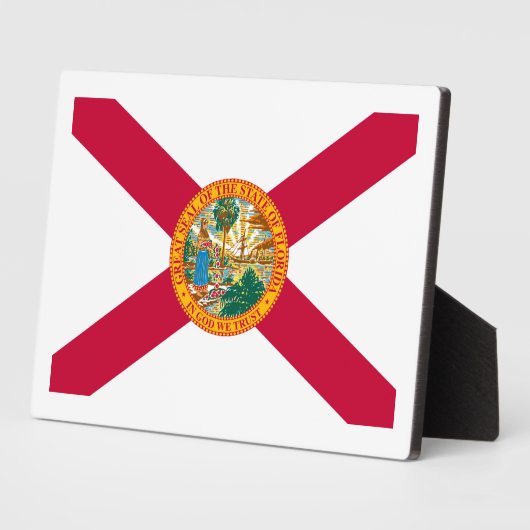 Florida State Flag Design Fotoplatte (Seite)
