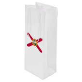 Florida State Flag Design Geschenktüte Für Weinflaschen (Vorderseite Schrägansicht)
