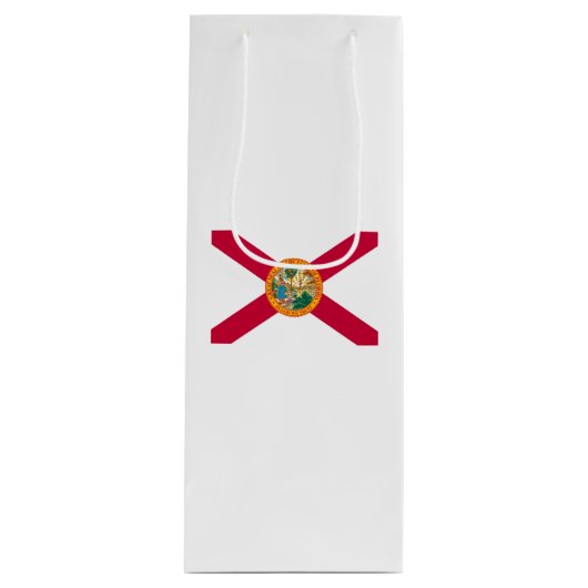 Florida State Flag Design Geschenktüte Für Weinflaschen (Vorderseite)