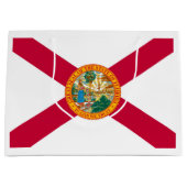 Florida State Flag Design Große Geschenktüte (Vorderseite)
