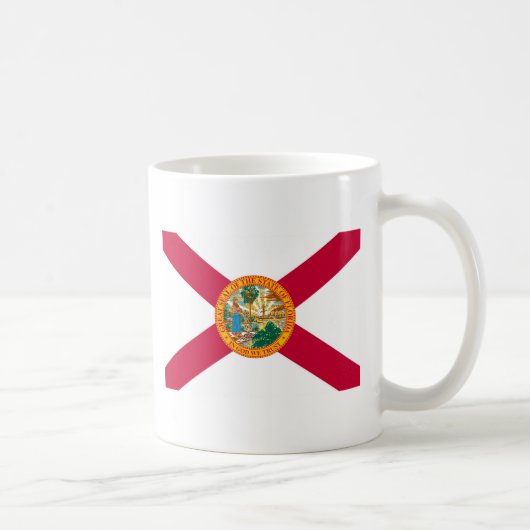 Florida State Flag Design Kaffeetasse (Rechts)