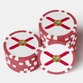 Florida State Flag Design Pokerchips (Stapel)