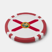 Florida State Flag Design Pokerchips (Einzeln)