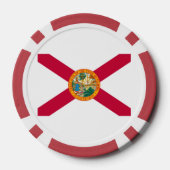 Florida State Flag Design Pokerchips (Rückseite)
