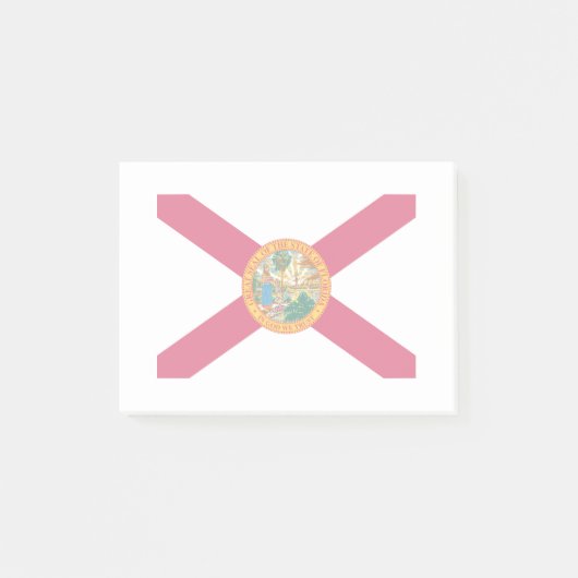 Florida State Flag Design Post-it Klebezettel (Vorderseite)