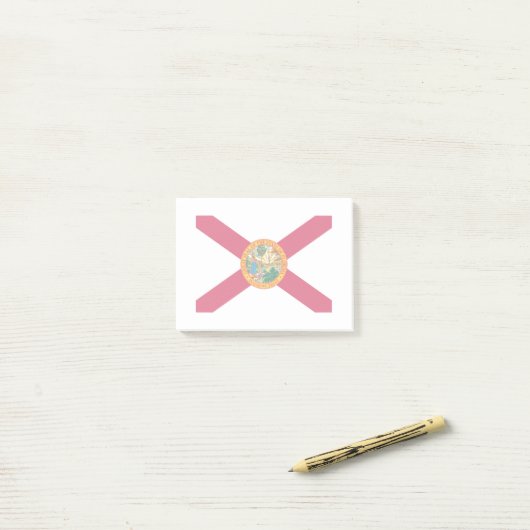 Florida State Flag Design Post-it Klebezettel (Auf Schreibtisch)