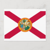 Florida State Flag Design Postkarte (Vorderseite)