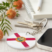 Florida State Flag Design Schlüsselanhänger (Vorderseite rechts)