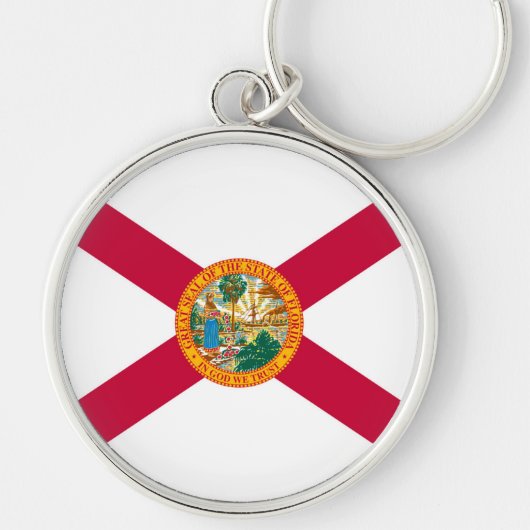 Florida State Flag Design Schlüsselanhänger (Vorne)