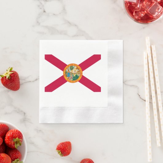 Florida State Flag Design Serviette (Beispiel)