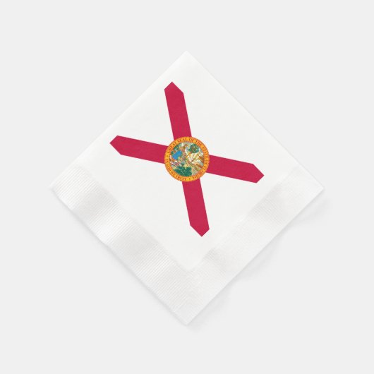 Florida State Flag Design Serviette (Ecke)
