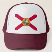 Florida State Flag Design Truckerkappe (Vorderseite)