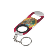 Florida State Flag Flasche Schlüsselanhänger Mini Flaschenöffner (Rückseite Schrägansicht)