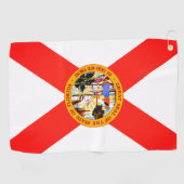 Florida State Flag Golf Tower Golfhandtuch (Horizontal)