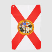 Florida State Flag Golf Tower Golfhandtuch (Vorderseite)