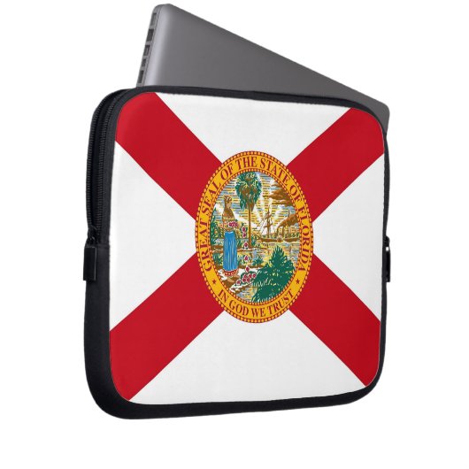 Florida State Flag Laptop Sleeve (Vorne Rechts)