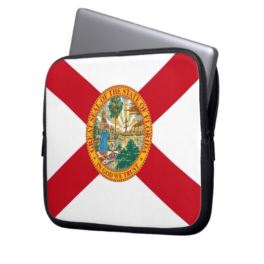 Florida State Flag Laptop Sleeve (Vorderseite Links)