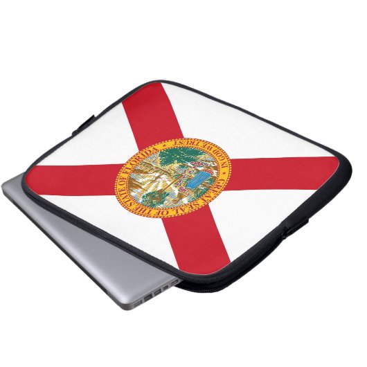Florida State Flag Laptop Sleeve (Vorne Knopf)