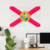 Florida State Flag Poster (Heimbüro)
