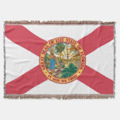 Florida State Flag Print Patriotic Decke (Vorderseite)
