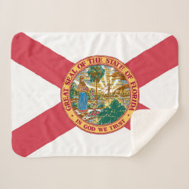 Florida State Flag Print Patriotic Sherpadecke