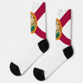 Florida State Flag Proud Floridian Fun Socken (Linkes Detail)