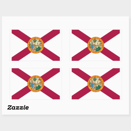 Florida State Flag Sticker (Blatt)