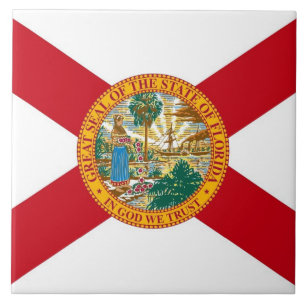 Florida State Flag Tile Fliese