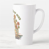 Florida State of Mind Retro Flamingo Segelboot Ges Milchtasse (Rechts)