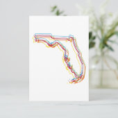Florida Stolz Einladung (Stehend Vorderseite)