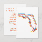 Florida Stolz Einladung (Vorne/Hinten)