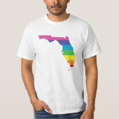 Florida-Stolz. gestreift T-Shirt (Vorderseite)