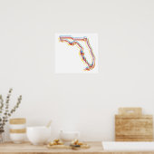 Florida Stolz Poster (Küche)