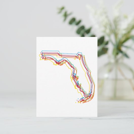 Florida Stolz Postkarte (Stehend Vorderseite)