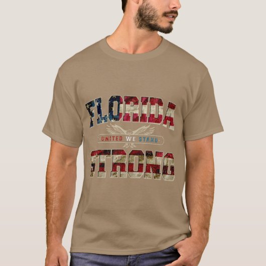Florida Stolz Vereint wir Stolz Phantastisch T-Shirt (Vorderseite)