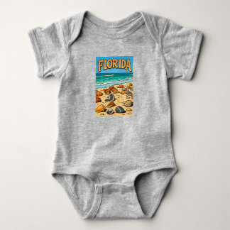 "Florida Strand" Baby Strampler