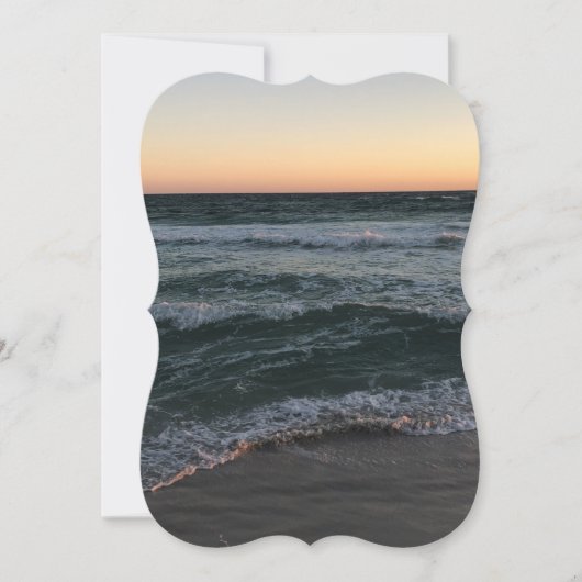 Florida-Strand Einladung (Vorderseite)