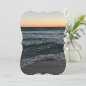 Florida-Strand Einladung (Stehend Vorderseite)
