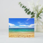 Florida-Strand Postkarte (Stehend Vorderseite)