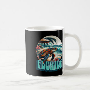 Florida-Strand-Surfen-Surf-Ozean-Vintage-USA-Flori Kaffeetasse