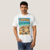 "Florida Strand" T-Shirt (Vorne ganz)