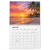 Florida-Strände-Kalender Kalender (Jan 2027)