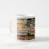 Florida-Strände-Tasse Kaffeetasse (Vorderseite Links)